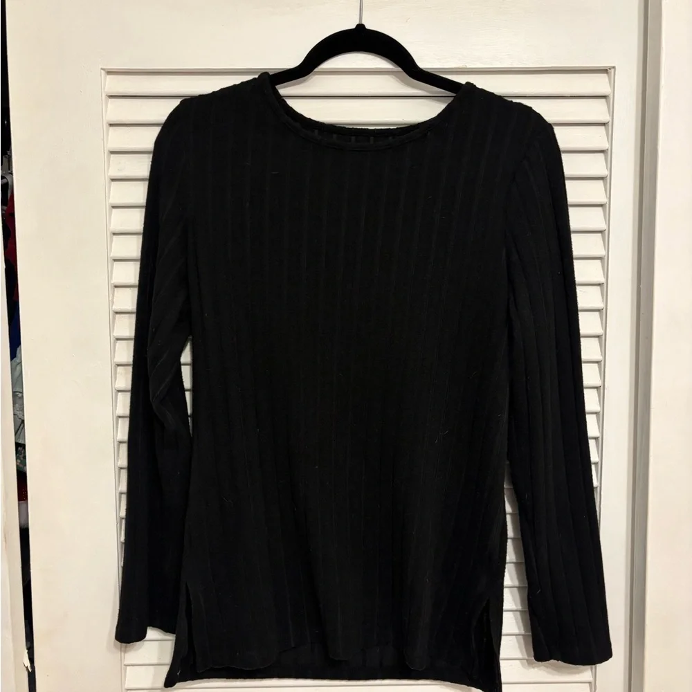 Black Ribbed Maternity Set - Picture 3 of 9